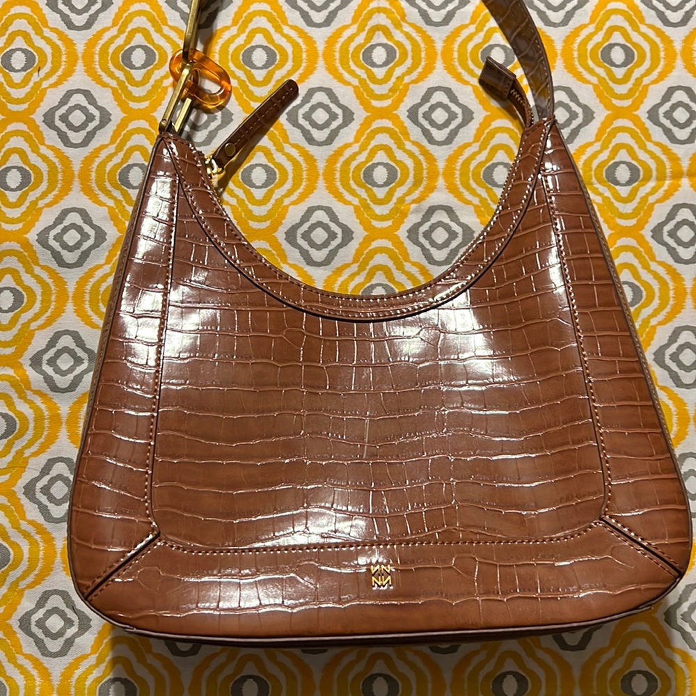 Naturalizer Croc Embossed Handbag
